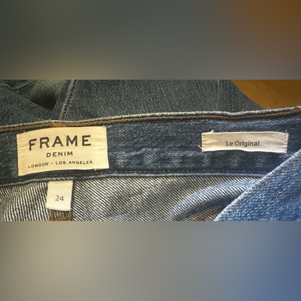 Frame Le Original Jeans, Cropped Straight Leg, Size 24, Great Condition! - Picture 11 of 12